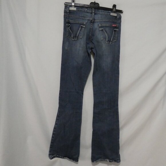 BABY BLUE JEANS | size 25 | Blue Distressed Denim Jeans - Picture 2 of 16